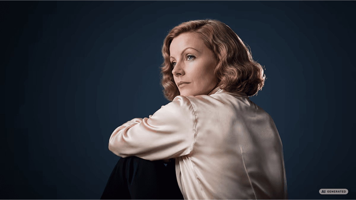 AI-modifierad bild av Greta Garbo